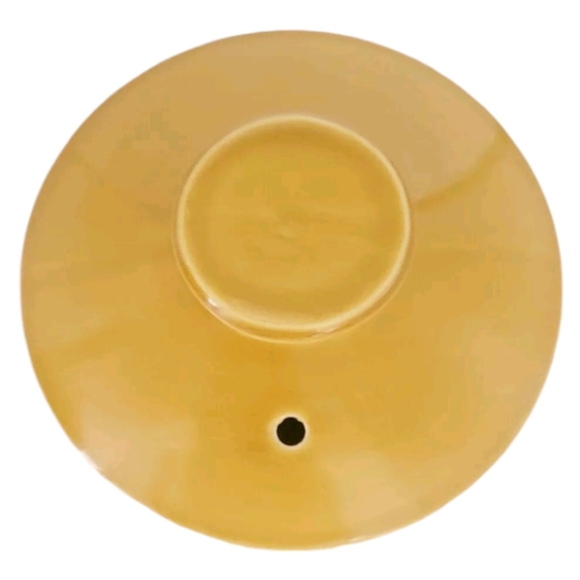 Vintage Harmony House Sears Iron Stone Yellow Gold Coffee Tea Pot with Lid 4267 - Picture 5 of 8